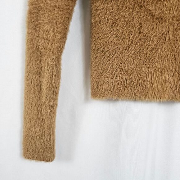 Aritzia Babaton Kuma Eyelash Sweater in Brown - Size S - Picture 7 of 11